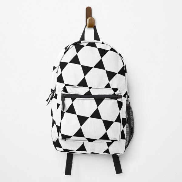 Item preview, Monochrome B&W Hexagon Honeycomb Triangle Stars Pattern designed and sold by PenguinForests.