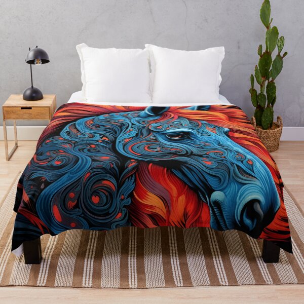Item preview, vibrant colorful arabian horse art print designed and sold by dcrc.