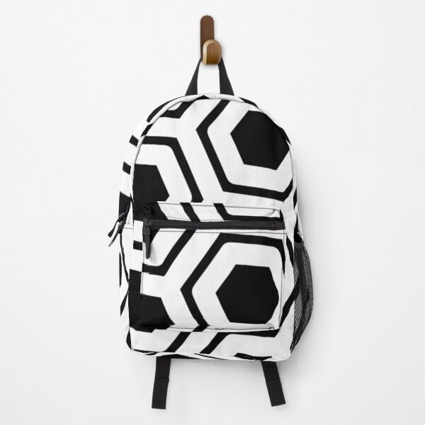 Item preview, Bold Black and White Honeycomb Hexagon Maze Pattern, Modern Scandi Art  designed and sold by PenguinForests.