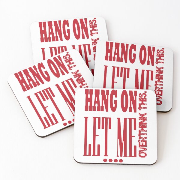 Item preview, Frase: Deixe me pensar sobre isto, na cor vermelho designed and sold by GirlaineSQ.