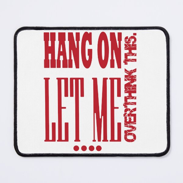 Item preview, Frase: Deixe me pensar sobre isto, na cor vermelho designed and sold by GirlaineSQ.