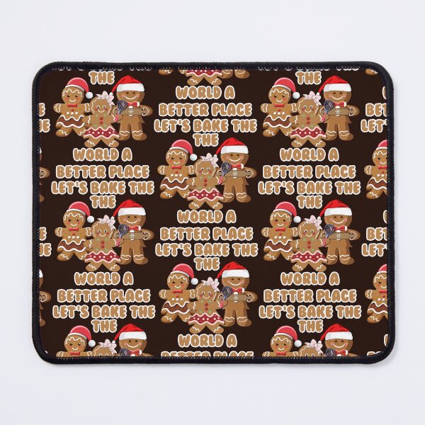 Item preview, Christmas Cookies Let's Bake The World A Better Place Cute Gingerbread designed and sold by Cute & Sassy Custom Gifting Boutiques.