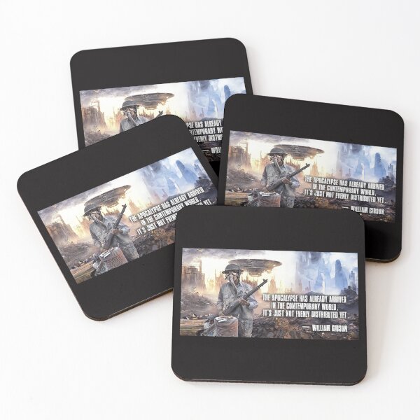 Item preview, Willian Gibson Apocalypse Quote designed and sold by DToneDef.