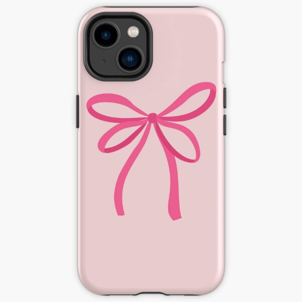 White and Pink Ballet Ribbon Pattern Design Phone Case Cover Bow