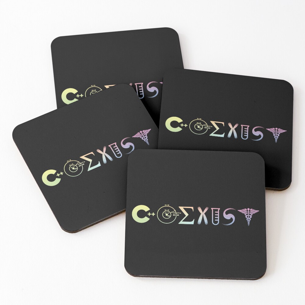 Item preview, Coasters (Set of 4) designed and sold by ScienceCorner.