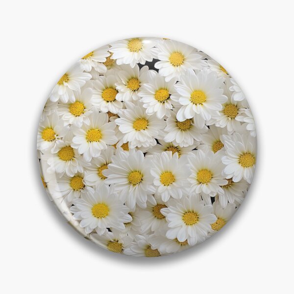 Aperçu de l'œuvre tapis de marguerite blanche en fleurs  créée et vendue par Isard.