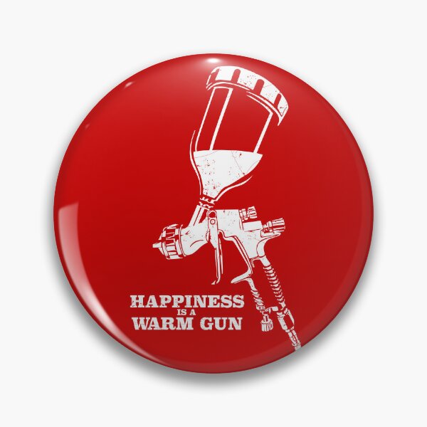 Item preview, Happiness is a warm gun (white) designed and sold by BurmanGuitars.