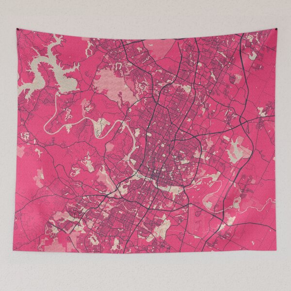 Item preview, Austin City Map of Texas, USA - Blossom designed and sold by deMAP.