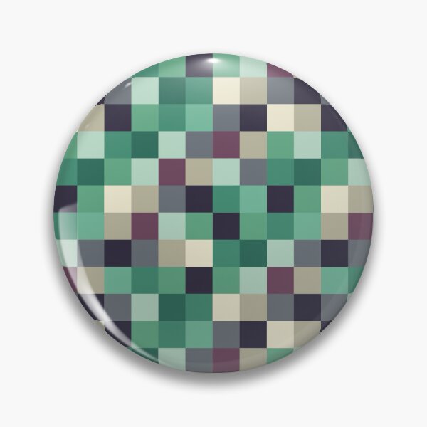 Item preview, Retro Checker Pattern Blue Green Gray designed and sold by Stephanie McRae.