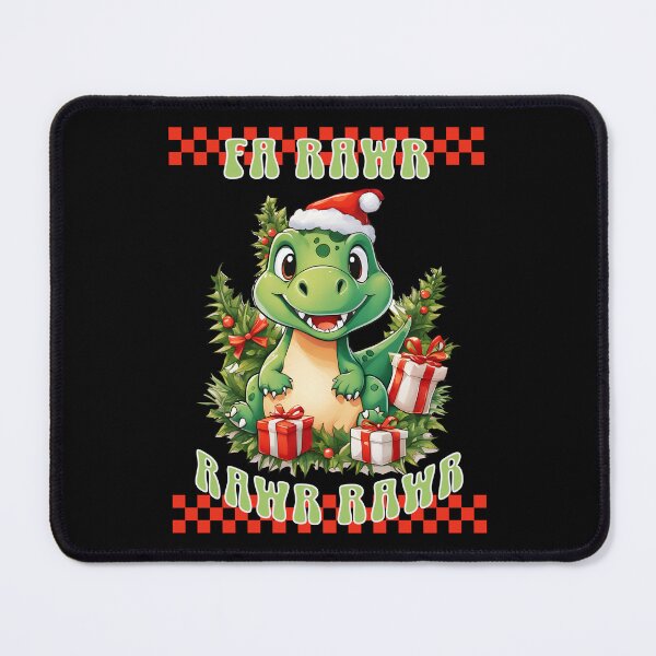 Item preview, Fa Rawr Christmas Baby Dinosaur designed and sold by RockBeeDesigns.