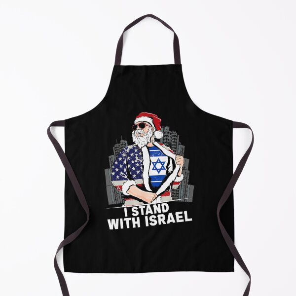 Item preview, I Stand With Israel And Usa Flag Santa designed and sold by OdysseyOracle.