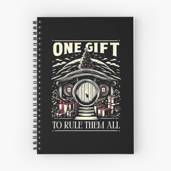 Item preview, One Gift to Rule Them All - Black - Funny Christmas Fantasy designed and sold by Fenay Designs.