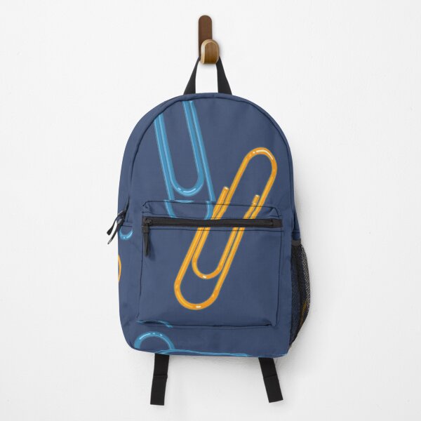 Item preview, Two wire paper clips, one blue. Another one is orange. designed and sold by Chattakan.