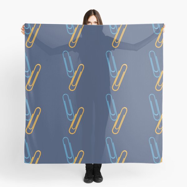 Item preview, Two wire paper clips, one blue. Another one is orange. designed and sold by Chattakan.