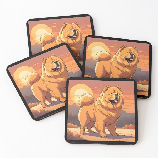 Item preview, Golden Chow Chow Sunset designed and sold by GleamingGiant.