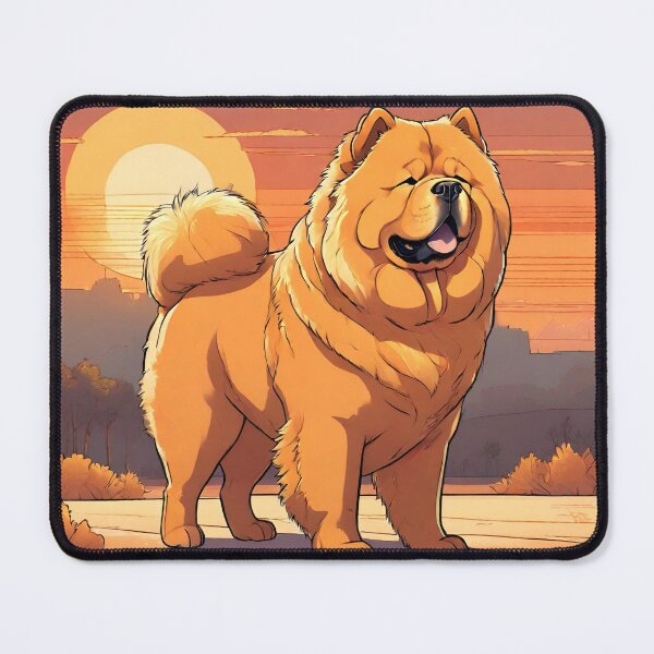 Item preview, Golden Chow Chow Sunset designed and sold by GleamingGiant.