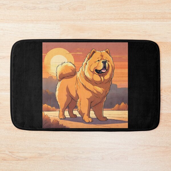 Item preview, Golden Chow Chow Sunset designed and sold by GleamingGiant.
