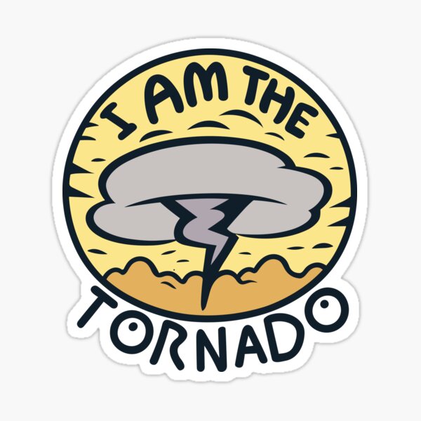 Vista previa del artículo con la obra «Yo soy el tornado», diseñado y vendido por Francois Ringuette.