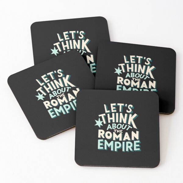 Item preview, let's think about the roman empire - wonky text design designed and sold by EmeraldeaArt.