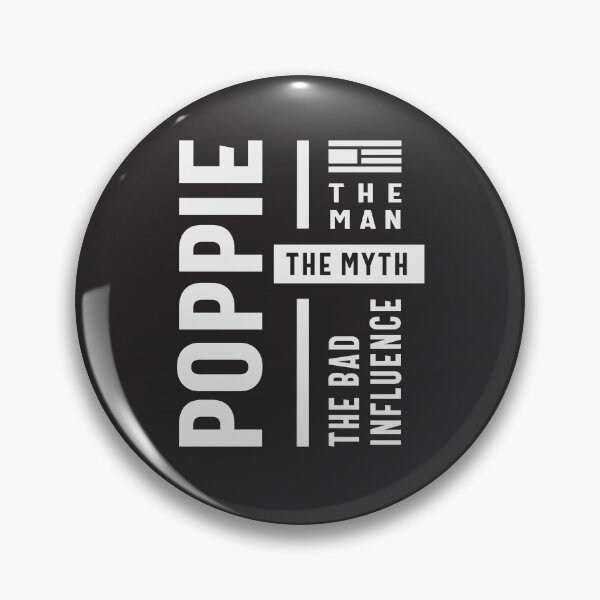 Item preview, Poppie The Man The Bad Influence Funny Grandpa designed and sold by cidolopez.