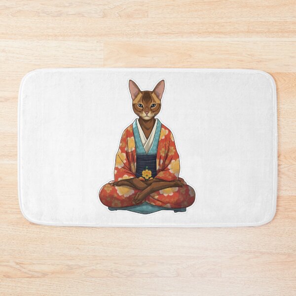 Item preview, Cat Buddha Statue, Buddhist symbol, home decoration designed and sold by MartynGrey.
