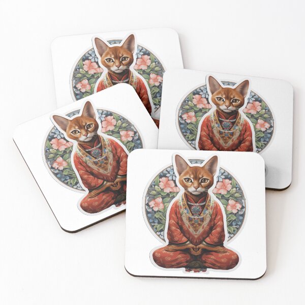 Item preview, Cat Buddha, for yoga and focus of attention , Buddha Statue designed and sold by MartynGrey.