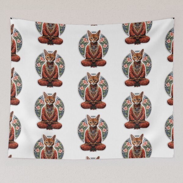 Item preview, Cat Buddha, for yoga and focus of attention , Buddha Statue designed and sold by MartynGrey.
