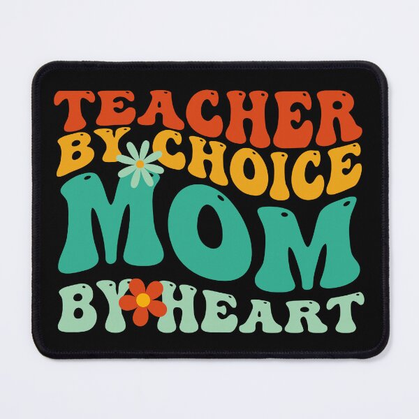 Item preview, Teacher Mom Teaching Wife Funny Vintage Groovy Woman designed and sold by aymanehammi.