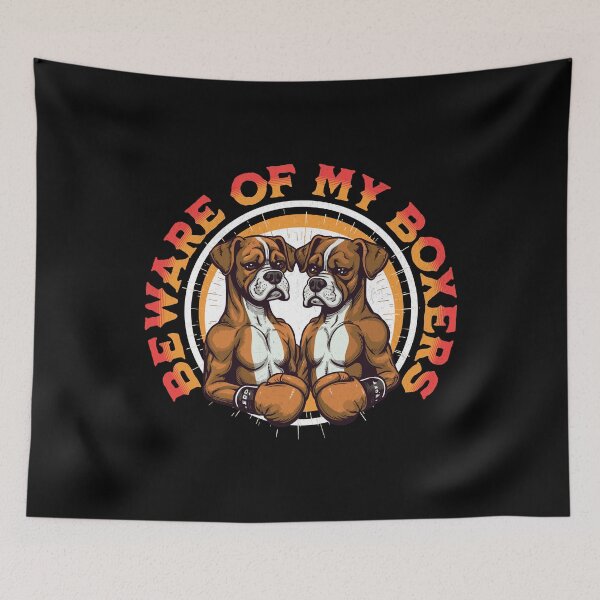 Item preview, Beware Boxer designed and sold by RockBeeDesigns.