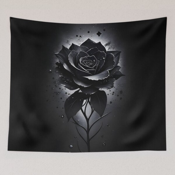 Item preview, Dark-Toned Black Rose and Splendid Splash Arts designed and sold by ratchawoot.