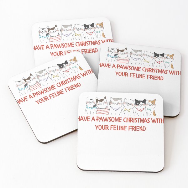 Item preview, Have a Pawsome Christmas with your Feline Friend designed and sold by Coldhand34.