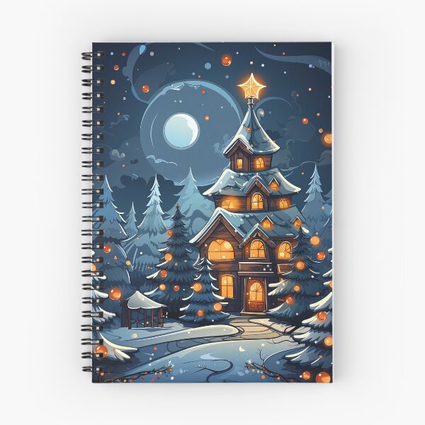 Item preview, house lit at night for Christmas designed and sold by Isard.