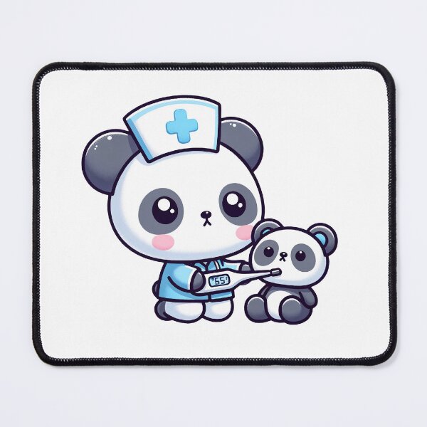 Item preview, Panda Comfort: Nurse Tends Teddy designed and sold by PuffPuffPrint.