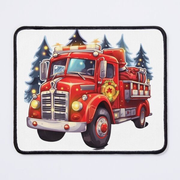 Item preview, Christmas Firefighter truck designed and sold by K-Projects.
