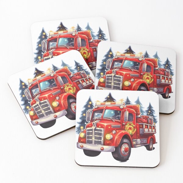 Item preview, Christmas Firefighter truck designed and sold by K-Projects.