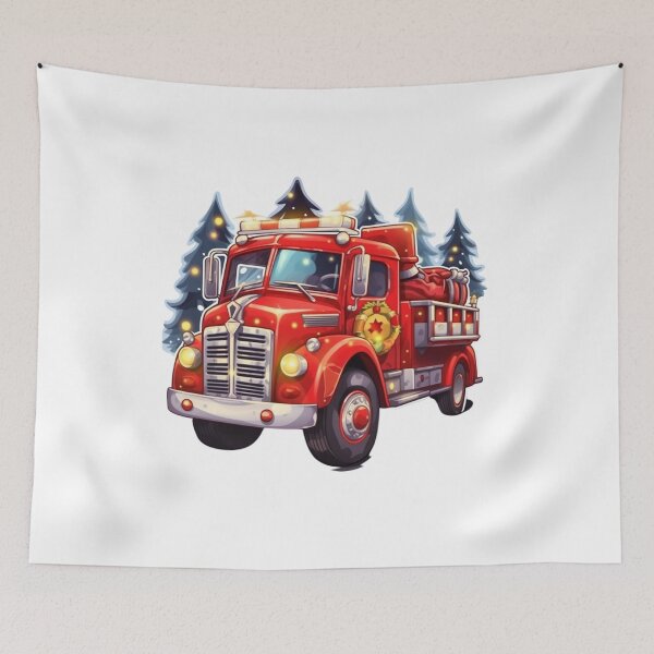 Item preview, Christmas Firefighter truck designed and sold by K-Projects.