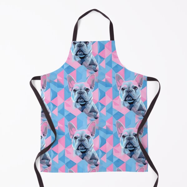 Item preview, Blue and Pink Frenchie Composite Overlay Pattern #5 designed and sold by ARTficiallyAnon.