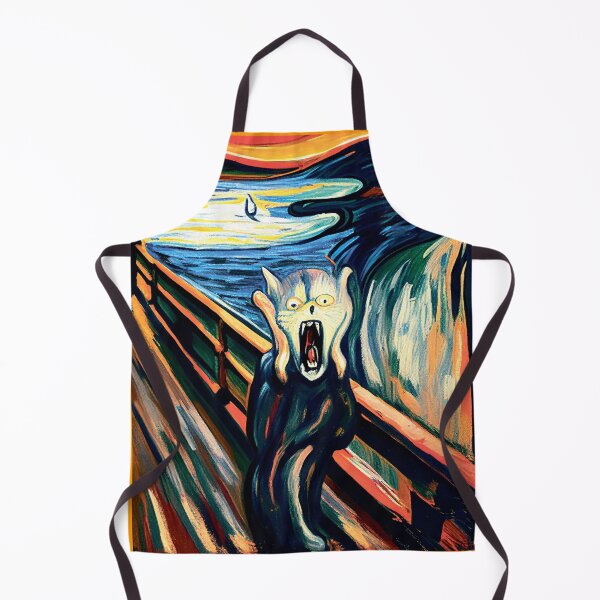 Item preview, Cat scream - parody art designed and sold by al-mi-ko.