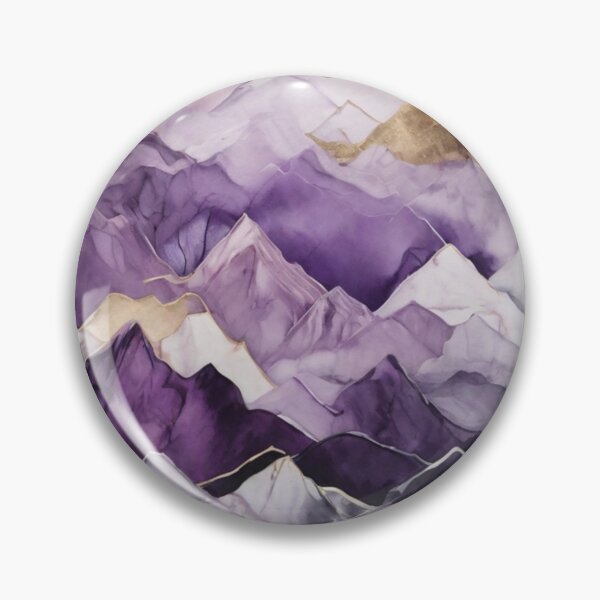 Item preview, Purple mountains water colours designed and sold by BentoPrint.