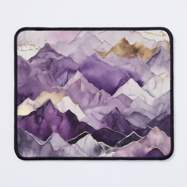 Item preview, Purple mountains water colours designed and sold by BentoPrint.