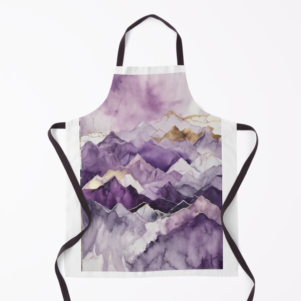 Item preview, Purple mountains water colours designed and sold by BentoPrint.