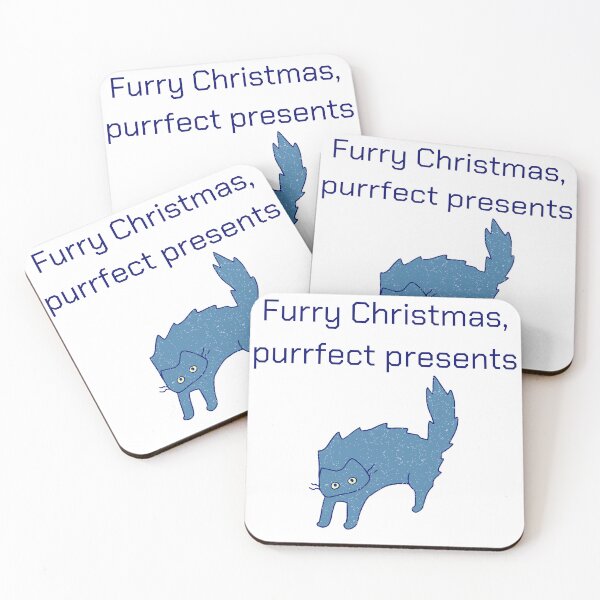 Item preview, Furry Christmas purrfect presents designed and sold by Coldhand34.