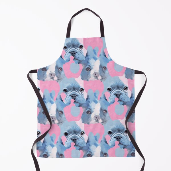 Item preview, Blue and Pink Frenchie Composite Overlay Pattern #8 designed and sold by ARTficiallyAnon.