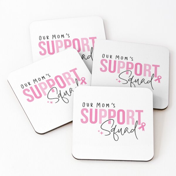 Item preview, Breast Cancer Mom Support Squad Pink Ribbon designed and sold by ShoniwDesigns.
