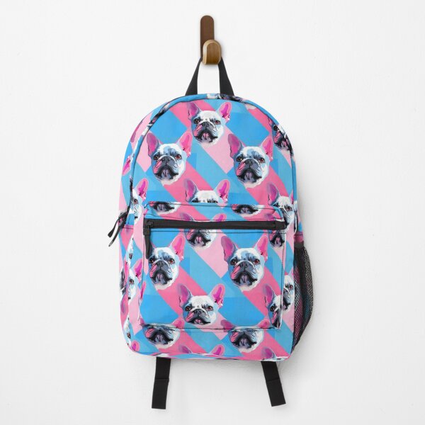 Item preview, Blue and Pink Frenchie Composite Overlay Pattern #10 designed and sold by ARTficiallyAnon.