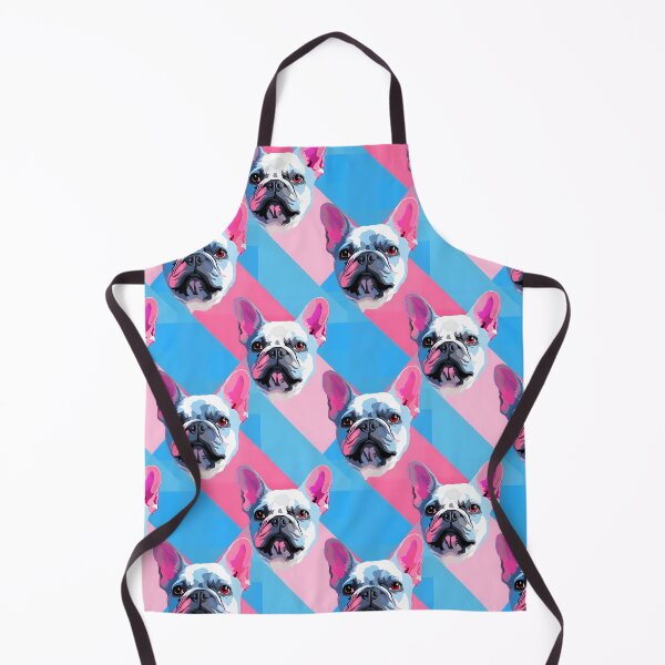 Item preview, Blue and Pink Frenchie Composite Overlay Pattern #10 designed and sold by ARTficiallyAnon.