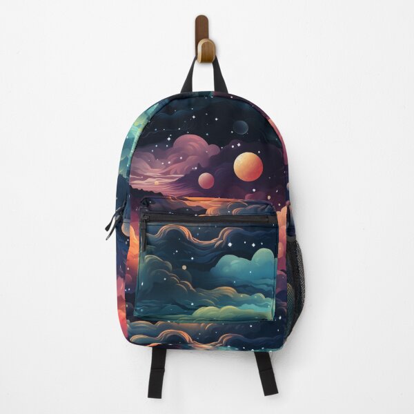 Item preview, Psychedelic Mountain Dreamscape Painting designed and sold by YYWDesigns.