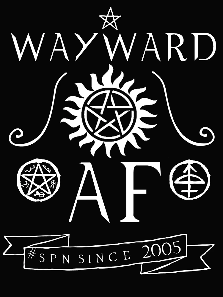 Thumbnail 4 of 4, Boxy T-Shirt, Wayward AF designed and sold by RabbitWithFangs.