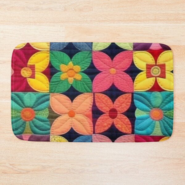 Item preview, Colorful floral Patchwork  designed and sold by Roxburylane.