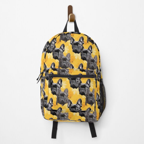 Item preview, Charcoal & Yellow Frenchie Composite Overlay Pattern #1 designed and sold by ARTficiallyAnon.